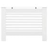 vidaXL Radiator Cover White 44.1"x7.5"x32.1" MDF
