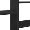 vidaXL Wall Shelf Black Oak 167,5x18x68 cm Engineered Wood
