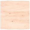 vidaXL Table Top Medium brown Solid oak wood (untreated)