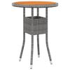 vidaXL Garden Dining Set Grey
