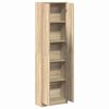 vidaXL Wardrobe Sonoma Oak 21.65 x 9.84 x 74.41 in Engineered Wood