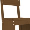vidaXL Garden Bar Set Honey brown Solid pine wood Medium Footrest