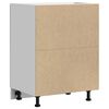 vidaXL Kitchen Base Cabinet White Engineered wood Standard
