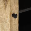 vidaXL TV Cabinet Natural wood Solid mango wood, engineered wood, iron