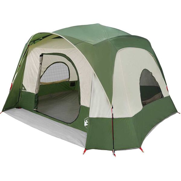 vidaXL Family Tent Cabin 6-Person Green Waterproof