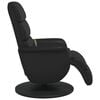 vidaXL Massage Recliner Chair Black Faux Leather, Metal, Plywood Medium