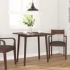 vidaXL Dining Table Brown Solid Wood Rubber