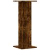 vidaXL Plant Stands 2 pcs Smoked Oak 11.8x11.8x31.5" Engineered Wood