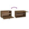 vidaXL Wall Cabinet Honey brown Solid pine wood Medium Wall Cabinet