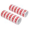 vidaXL Packaging Tape 12 pcs FRAGILE Printed White 1.89 " x 216.5 '