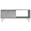 vidaXL Coffee Table Concrete Gray Engineered wood Medium Coffee Table