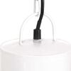 vidaXL Hanging Lamp White Iron with white coating finish