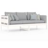 vidaXL Day Bed White Solid pine wood, plywood Single