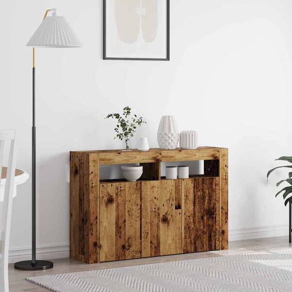 vidaXL Sideboard Old Wood 45.67 x 11.81 x 29.53 in Engineered Wood