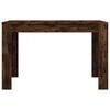 vidaXL Dining Table Smoked oak Engineered wood 47.2 x 23.6 x 29.9 in