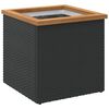 vidaXL Planter Black, Brown