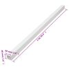 vidaXL Cable Trunking 2.4"x1.6" 98.4' PVC