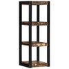 vidaXL Wall Shelf Multicolor Reclaimed Wood Wall Shelf Square