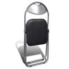 vidaXL Chair Set of 6 Black Steel frame + faux leather Standard