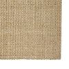 vidaXL Sisal Rug Natural 100% Sisal 26 x 137 in Durable Sisal Rug