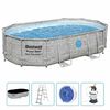 Bestway Swimming Pool Grey Rust-resistant steel frame Large