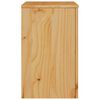 vidaXL Bedside Cabinet Drammen Oak 45 x 35 x 56 cm Solid pine wood