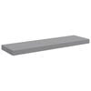 vidaXL Wall Shelf Set of 2 Grey Honeycomb MDF, Metal 2 pieces, Medium