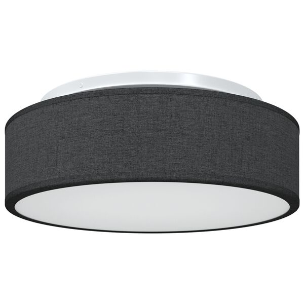 vidaXL Ceiling Lamp Black 38 x 13.5 cm fabric