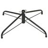 vidaXL Christmas Tree Stand Black Steel Durable Christmas Tree Stand