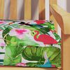 vidaXL Pallet Cushion Set Floral 2 pcs Tropical jungle 200 x 40 x 8 cm