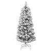 vidaXL Artificial Hinged Christmas Tree Green PVC 47.2 in tree