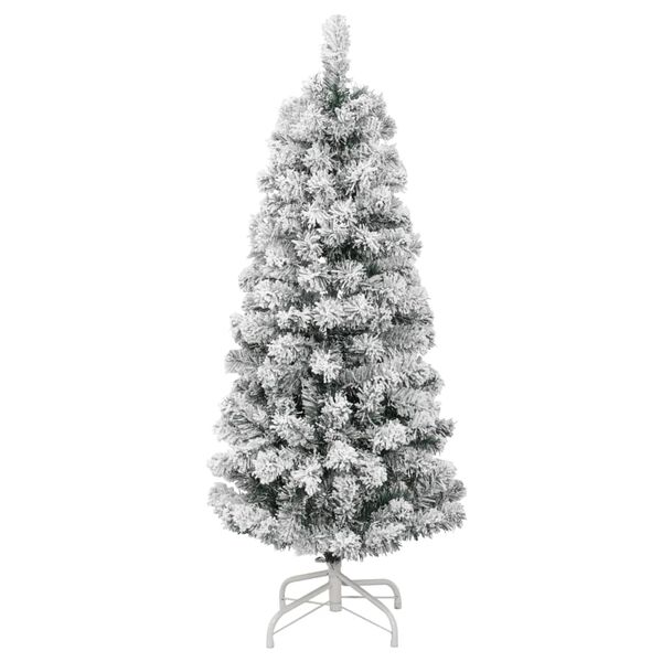 vidaXL Artificial Hinged Christmas Tree Green PVC 47.2 in tree
