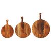vidaXL Chopping Board 3pcs Solid Wood Acacia