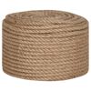 vidaXL Rope 100% Jute 0.6" 3937"