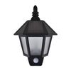 vidaXL Wall Lantern Set of 2 Black ABS Medium Lights Wall Lantern