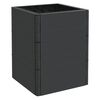 vidaXL Garden Planter Anthracite Polypropylene (PP) Medium Stackable