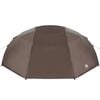 vidaXL Fishing Tent with Roof Brown 514 x 465 x 187 cm Polyester