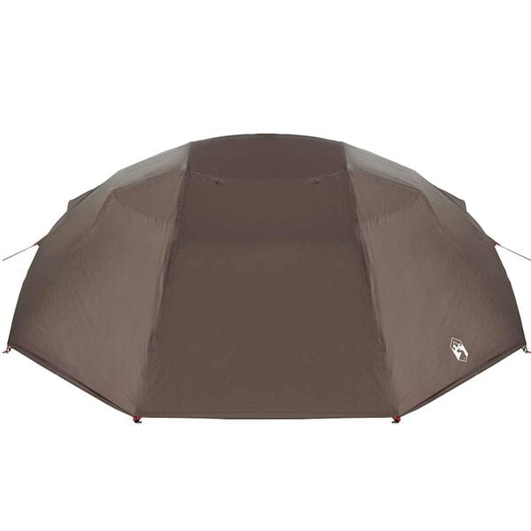 vidaXL Fishing Tent with Roof Brown 514 x 465 x 187 cm Polyester