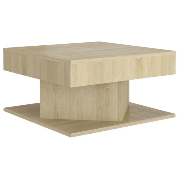 vidaXL Coffee Table Sonoma oak Engineered wood Small Simple