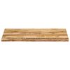 vidaXL Table Top Natural Solid mango wood 47.2 x 23.6 in Durable