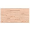 vidaXL Table Top Beech Solid beech wood 39.4x19.7 in Table Top