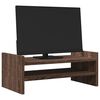 vidaXL Monitor Stand Brown Oak 19.7x10.6x7.9" Engineered Wood