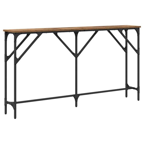 vidaXL Console Table Old Wood 55.1" x 9.1" x 29.5