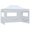 vidaXL Party Tent White 600D Oxford fabric with PVC coating 10x13 ft