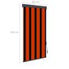 vidaXL Outdoor Roller Blind Orange and brown