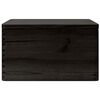 vidaXL Wooden Box Black Solid pine wood 15.7 x 11.8 x 9.1 in Wooden Box