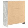 vidaXL Sideboard Concrete Grey Engineered Wood Medium Sideboard