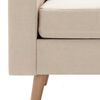 vidaXL Armchair Cream