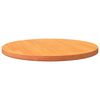vidaXL Table Top Round Wax Brown &Oslash;19.7x1.0" Solid Wood Pine