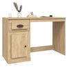 vidaXL Desk Sonoma Oak Engineered Wood Computer Desk Rectangular